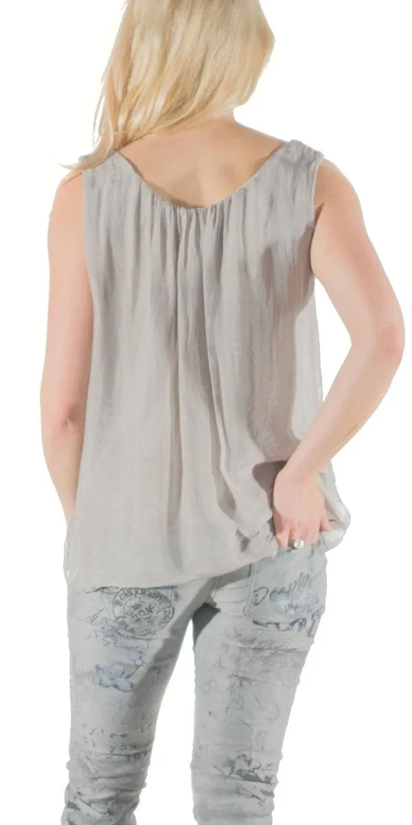 Aella Silk Tank