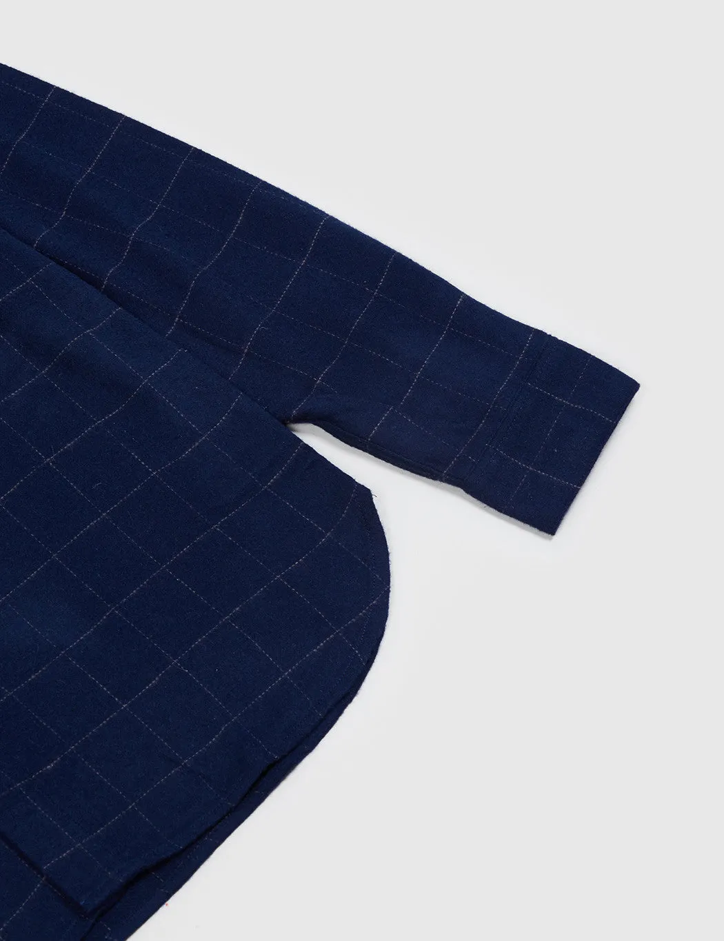 Bellfield Sakai Checked Shirt - Navy