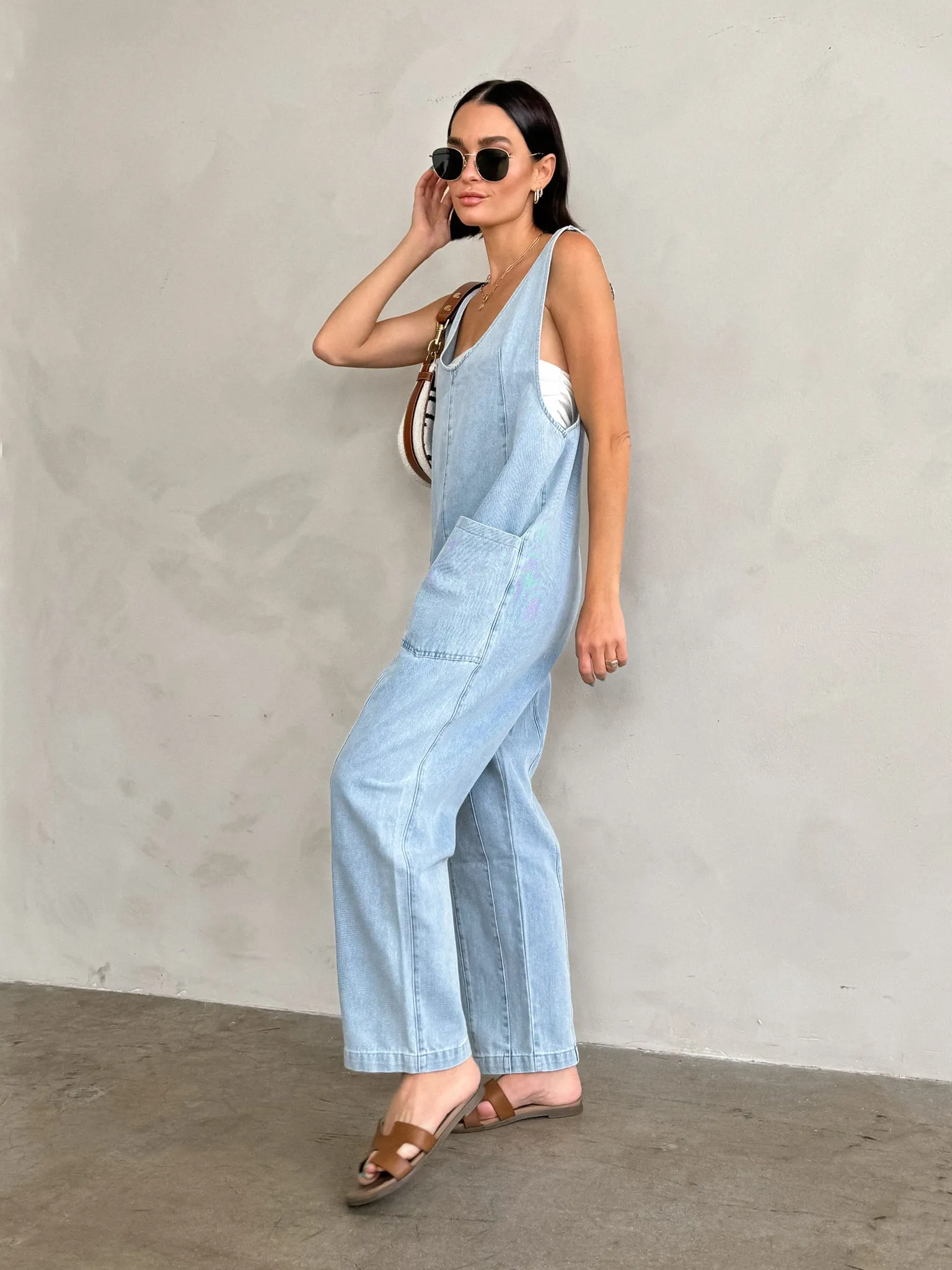 Bitter Sweet Jumpsuit in Denim