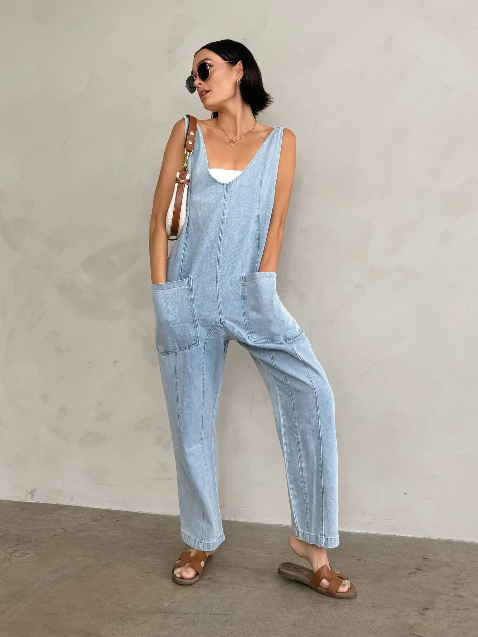 Bitter Sweet Jumpsuit in Denim