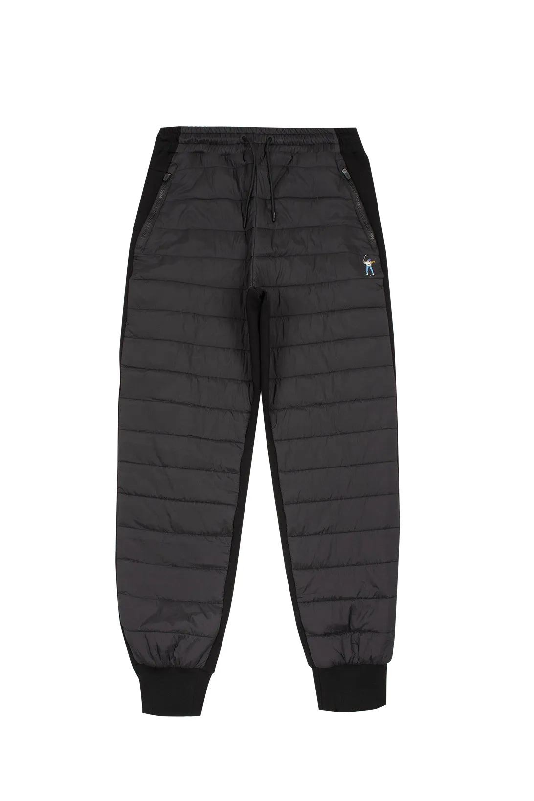 Black Puffer Swingman Suit Jogger