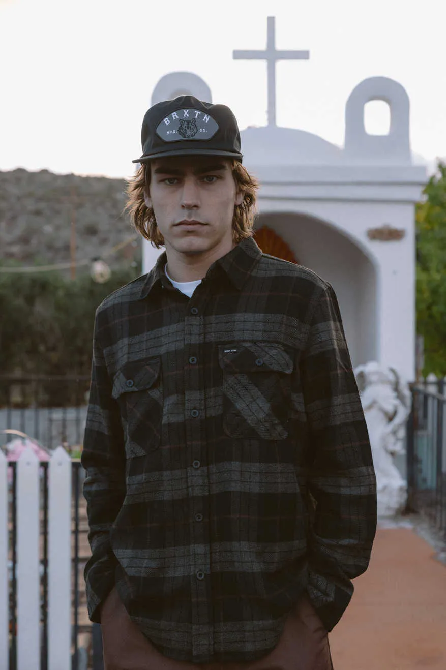 Bowery L/S Flannel - Black/Charcoal