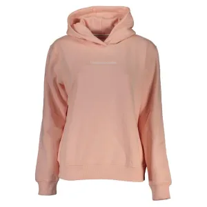 Calvin Klein Chic Pink Hooded Fleece Sweatshirt