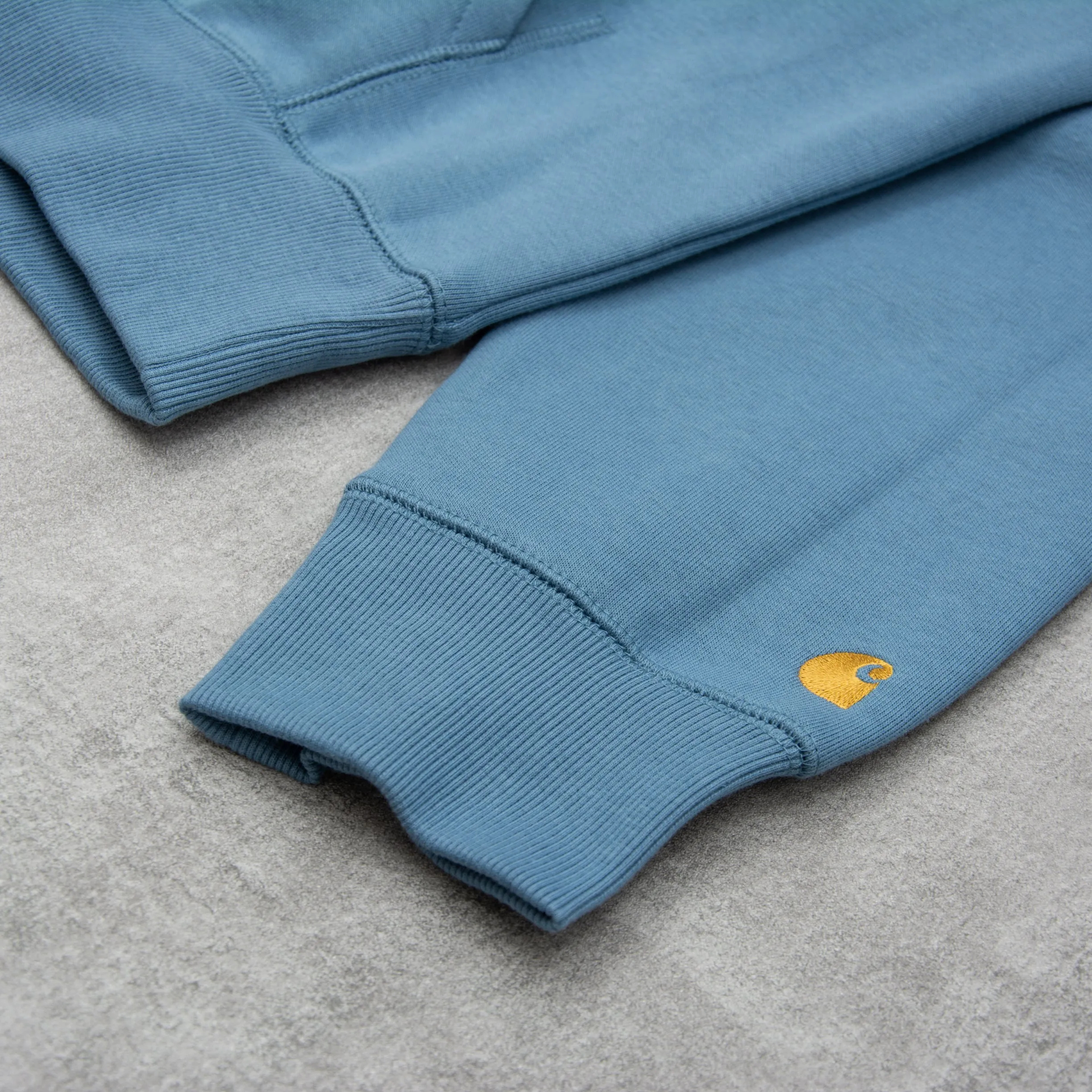 Carhartt WIP Hooded Chase Sweatshirt - Icy Water