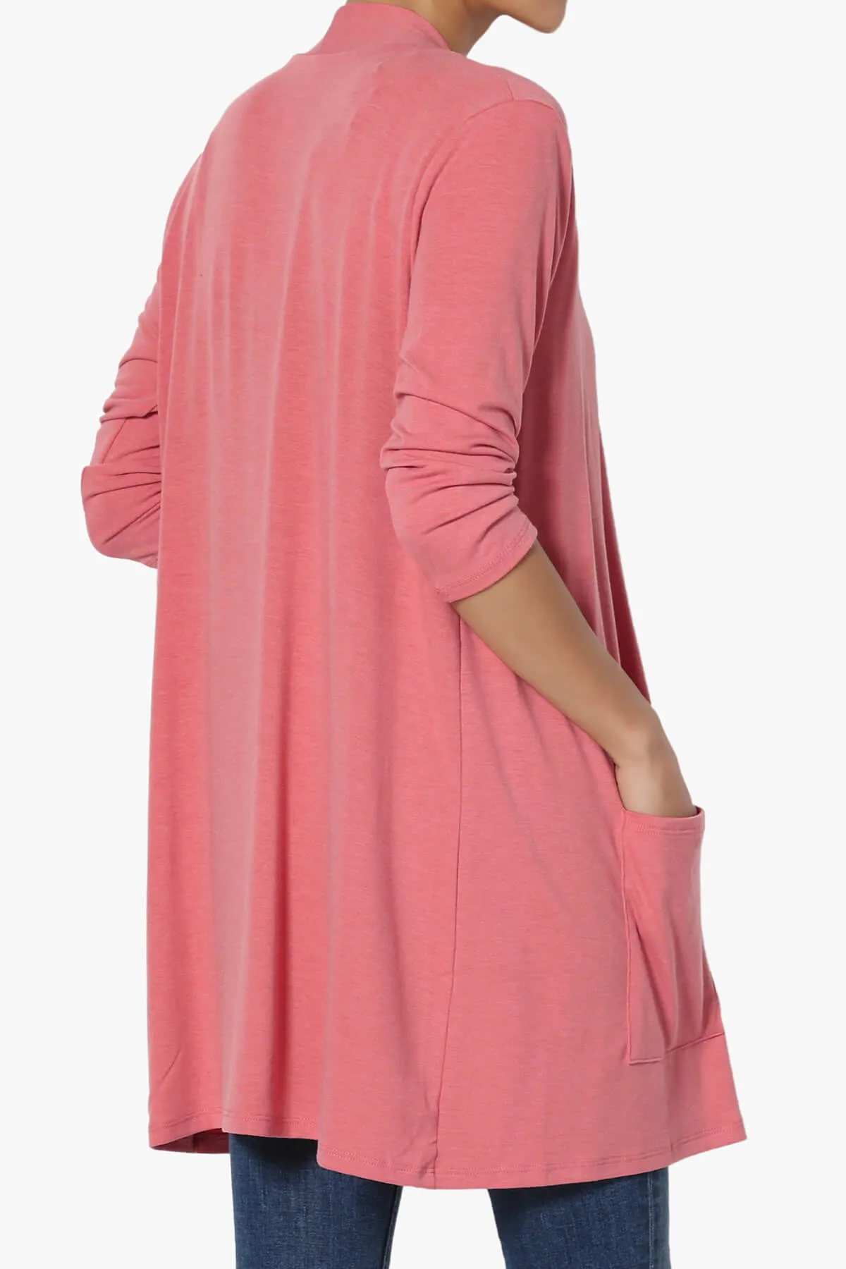 Daday Slouchy Pocket 3/4 Sleeve Cardigan