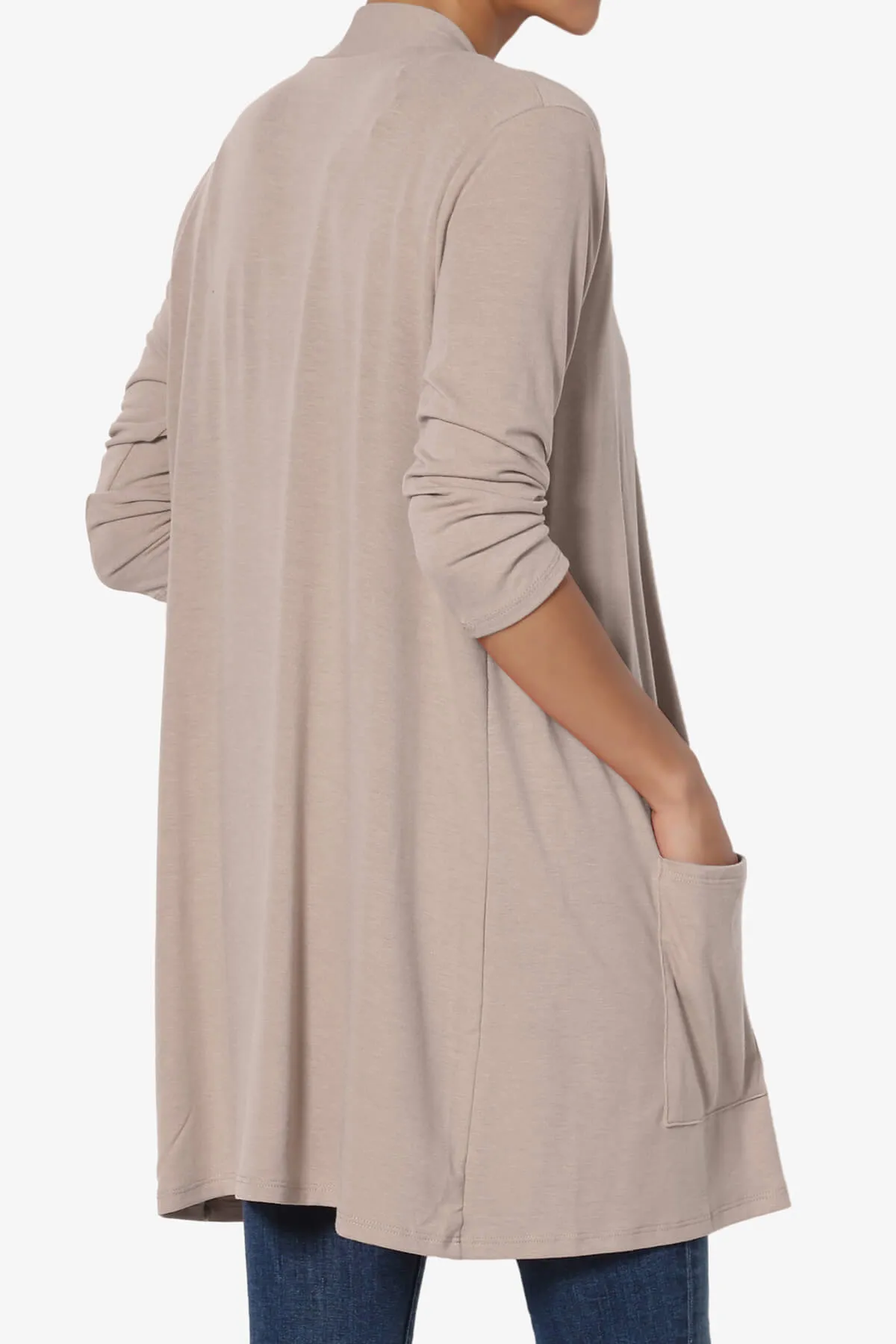 Daday Slouchy Pocket 3/4 Sleeve Cardigan