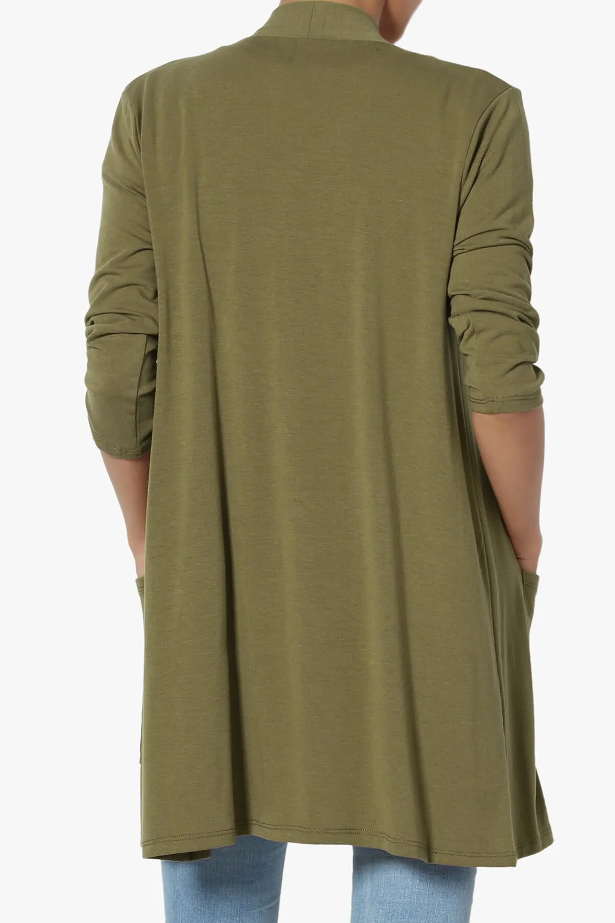 Daday Slouchy Pocket 3/4 Sleeve Cardigan