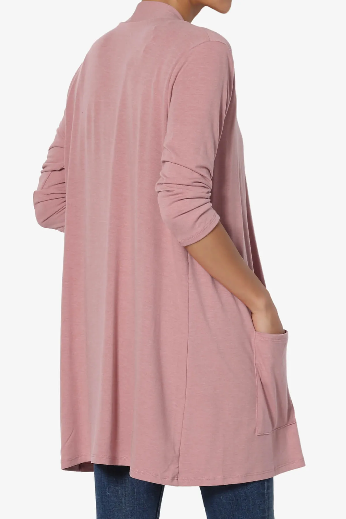 Daday Slouchy Pocket 3/4 Sleeve Cardigan