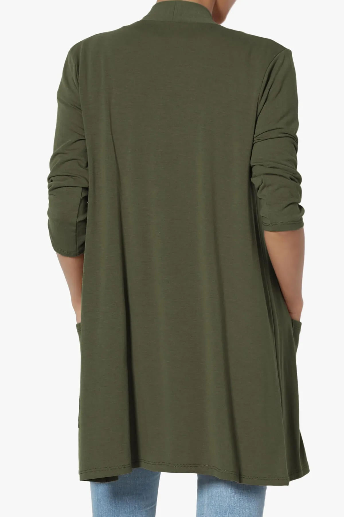 Daday Slouchy Pocket 3/4 Sleeve Cardigan