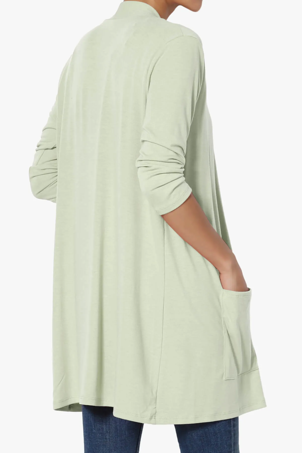 Daday Slouchy Pocket 3/4 Sleeve Cardigan