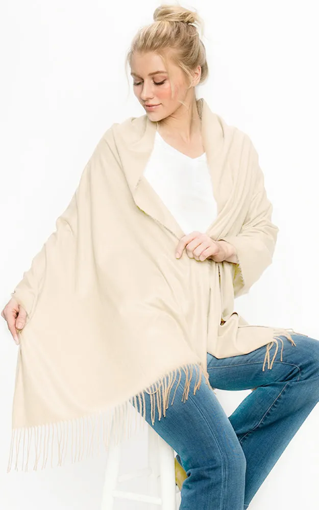 DBS002 Ultra Soft Thick Cashmere Shawl Scarf