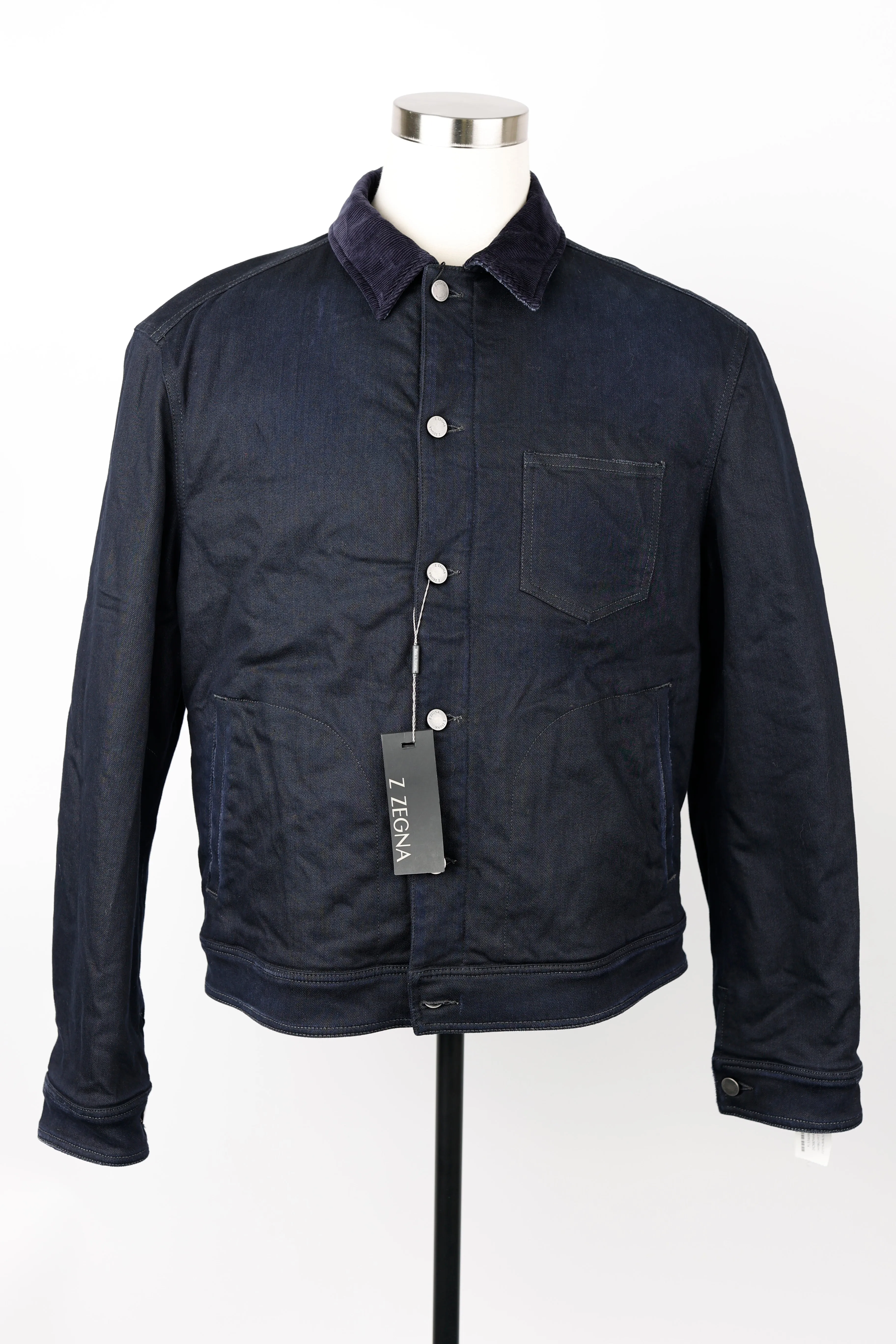 Denim Padded Shirt Jacket