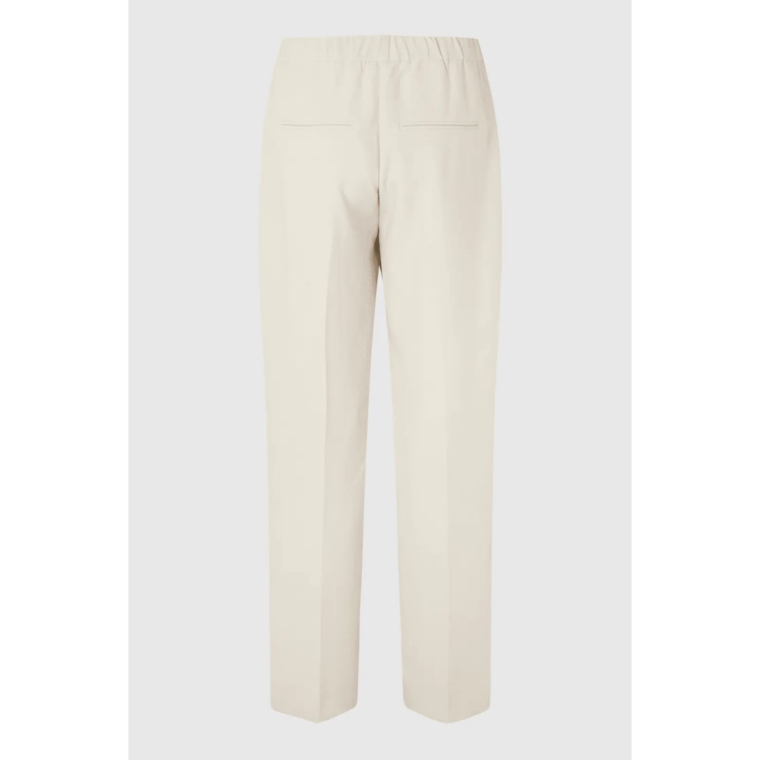 Evie Classic Pants Cream/French Oak