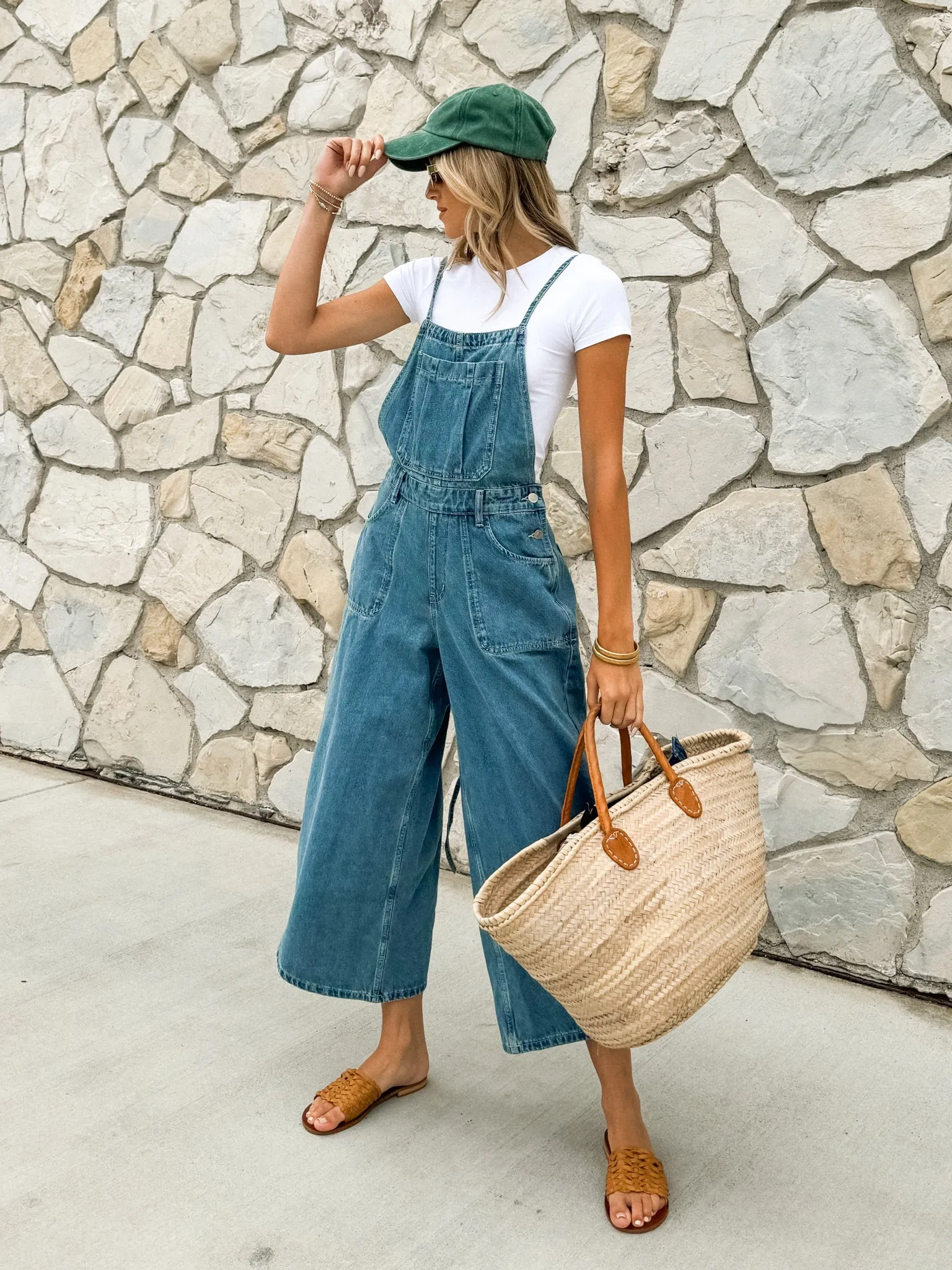 Farmer's Market Denim Overalls