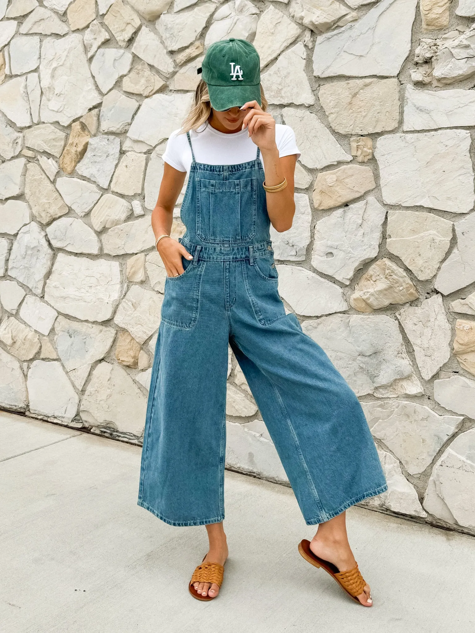 Farmer's Market Denim Overalls