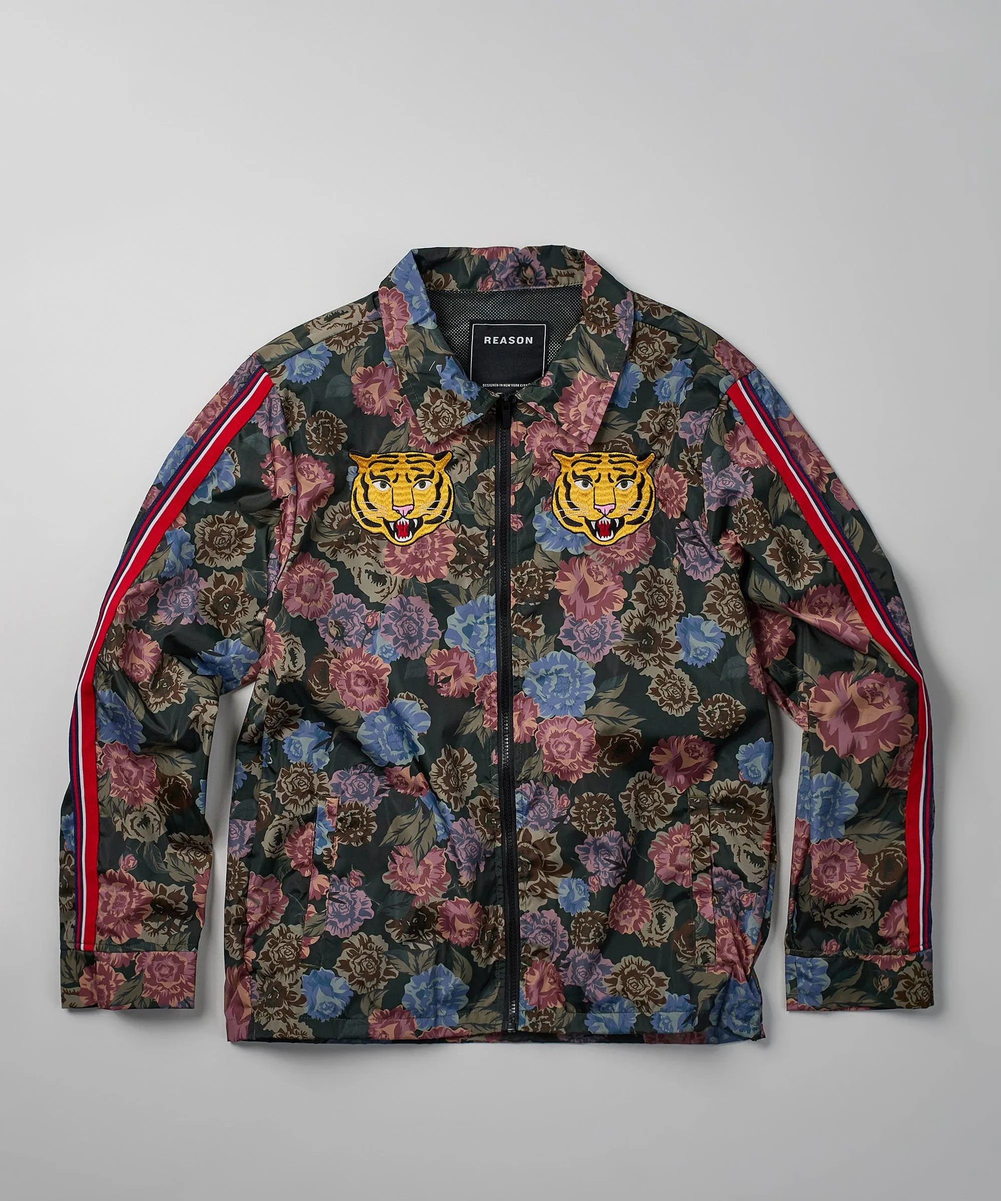 Fearless Tape Trip Nylon Allover Print Jacket