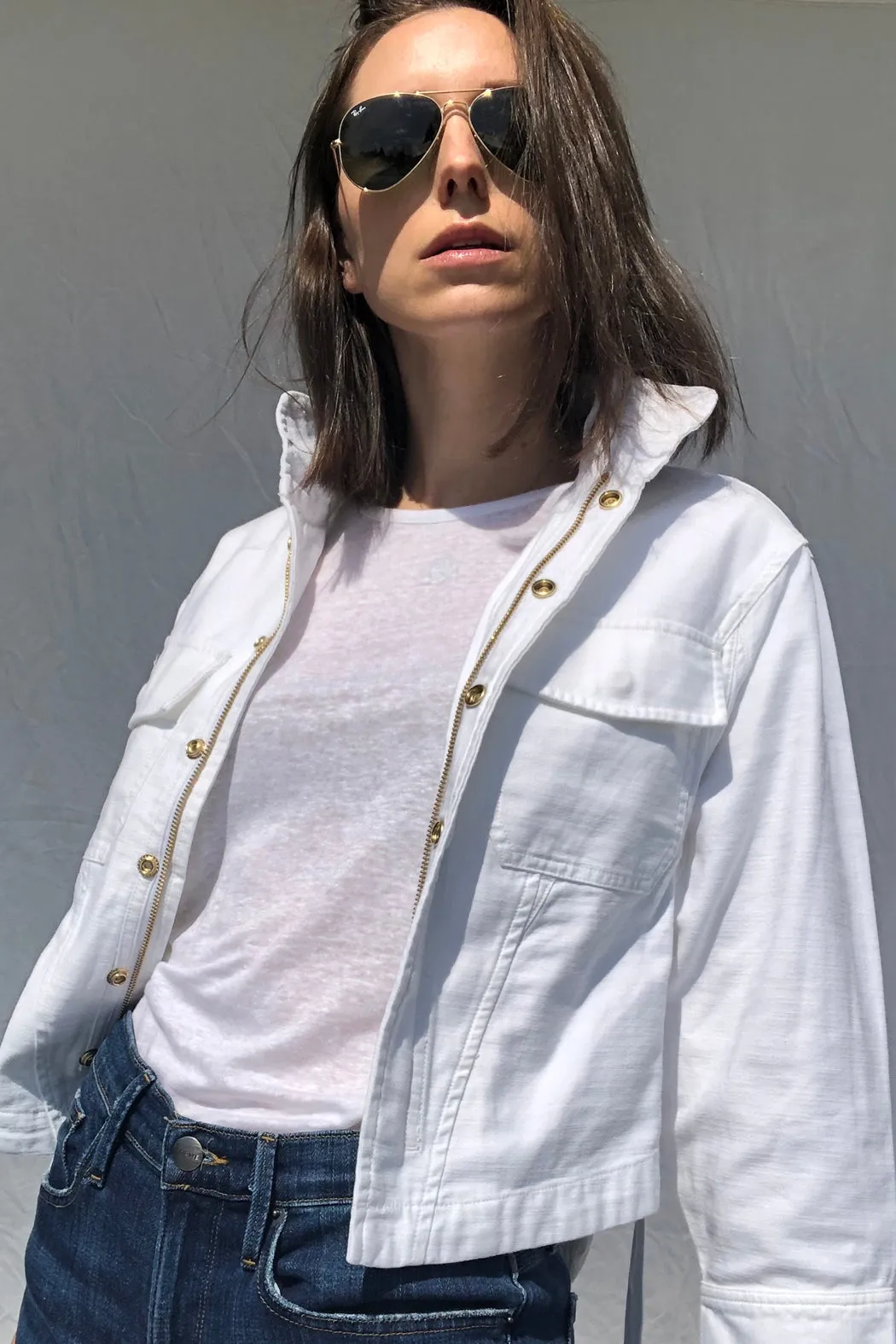 FRAME - Twisted Shirt Jacket