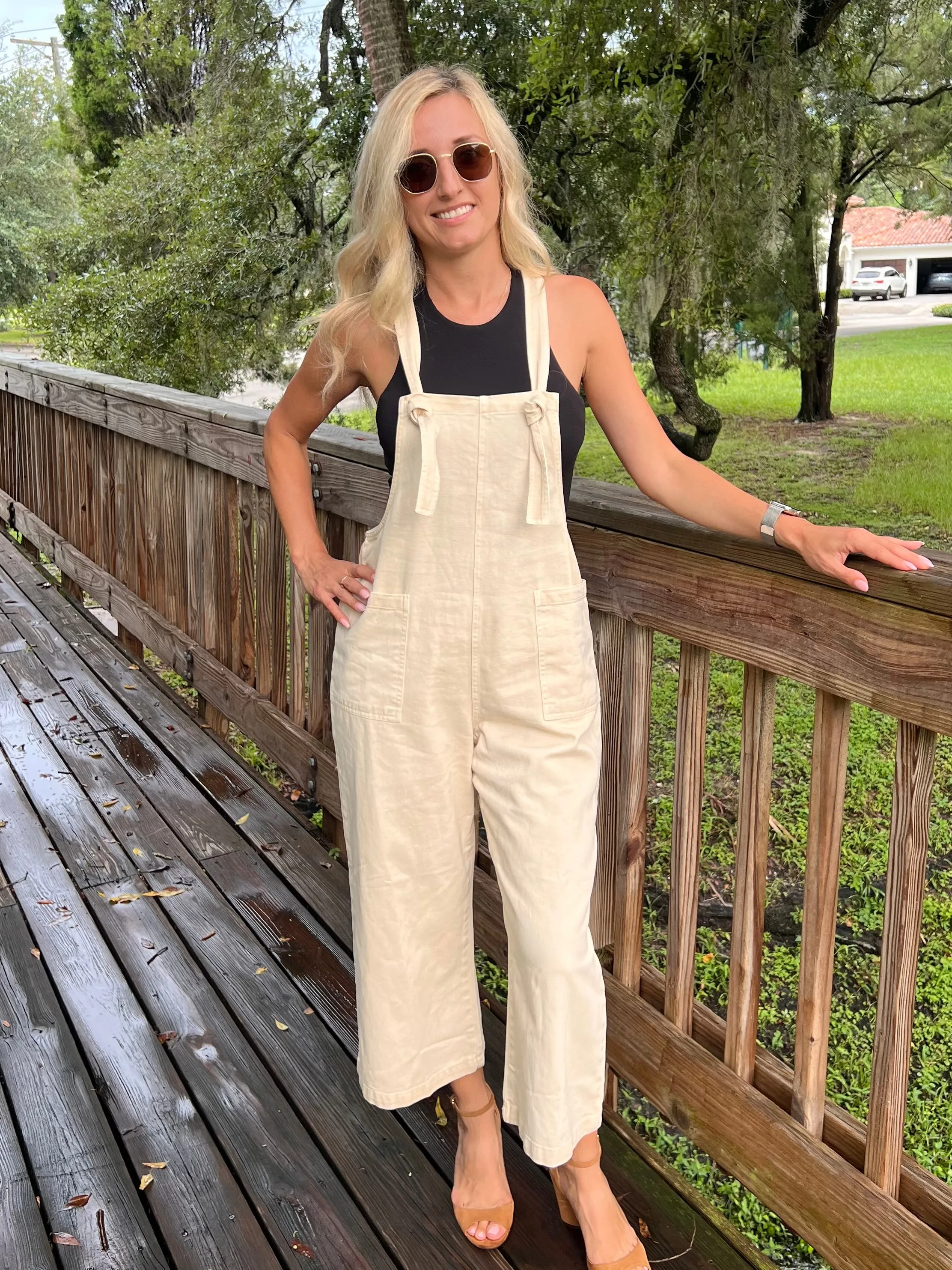 HARLEY JUMPSUIT IN OATMEAL