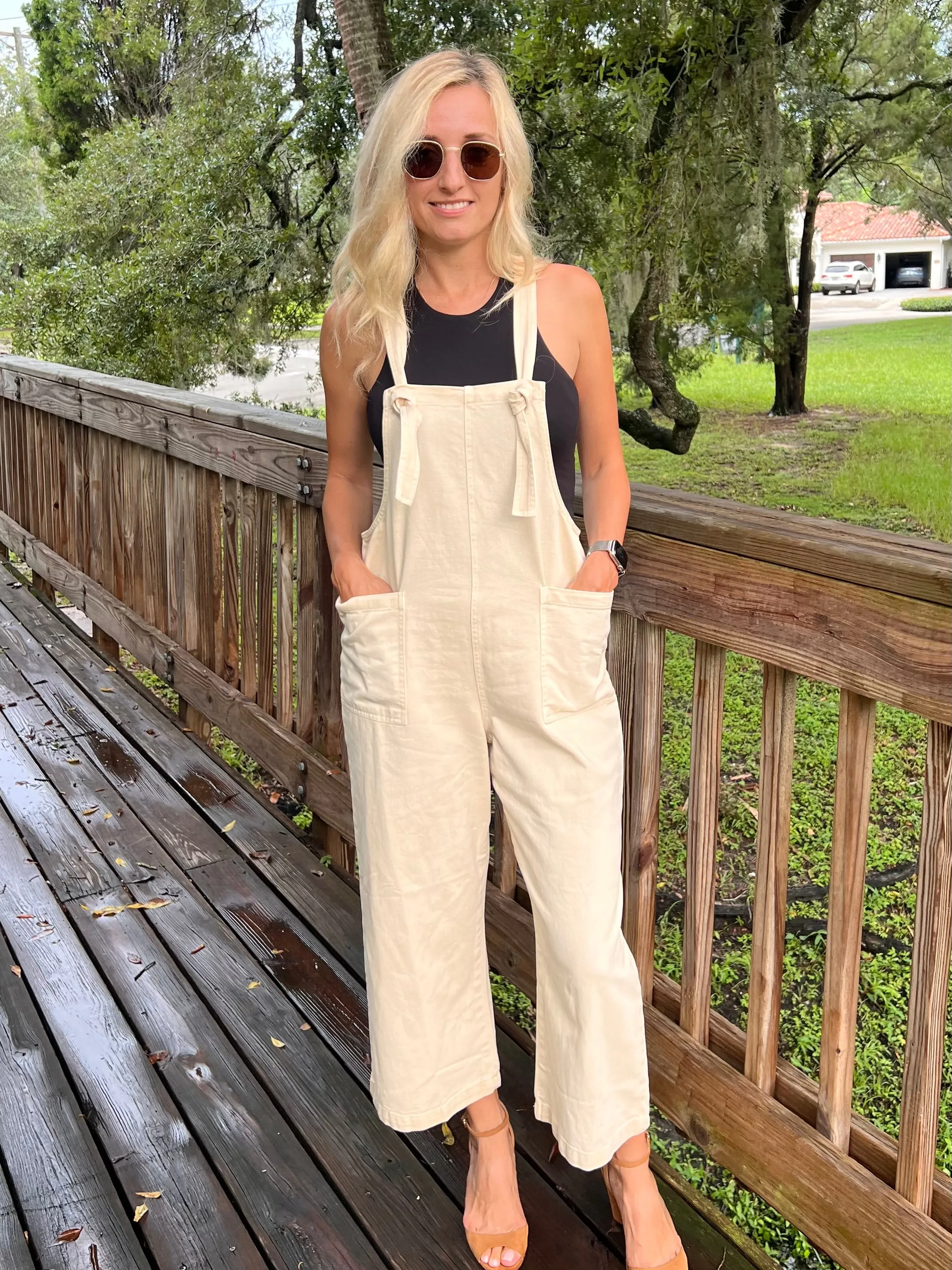 HARLEY JUMPSUIT IN OATMEAL