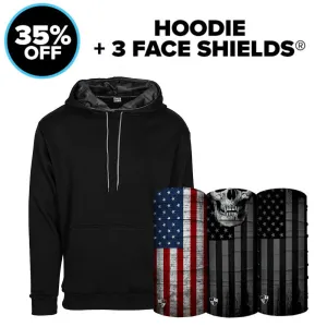 Hoodie   3 Face Shields®