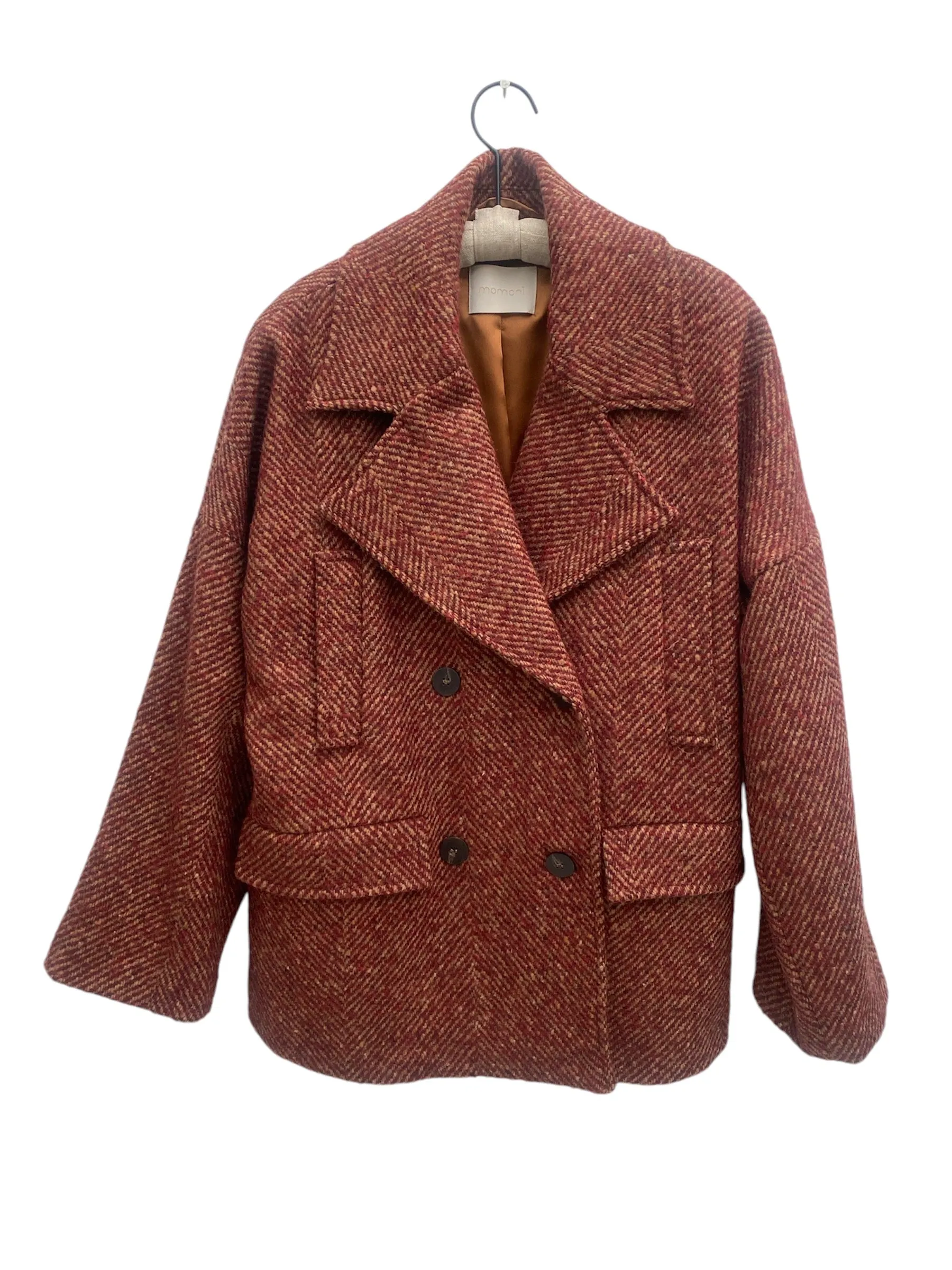 ICHIKA BIS COAT - BORDEAUX MULTICOLOR