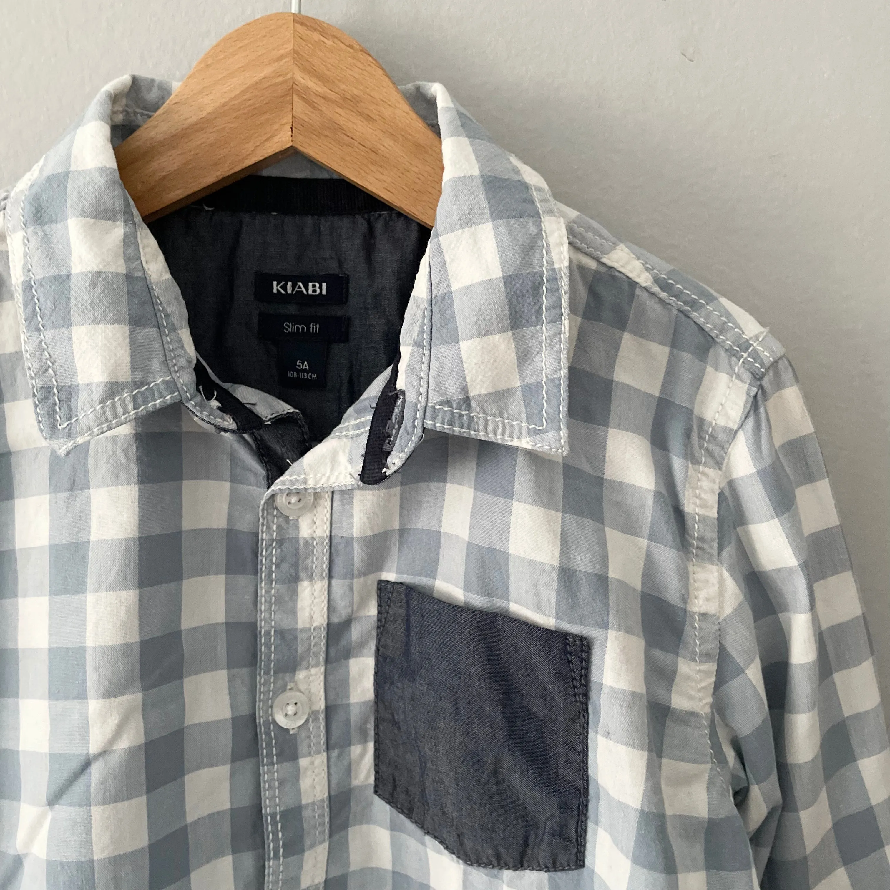 Kiabi / Checked cotton shirt / 5Y