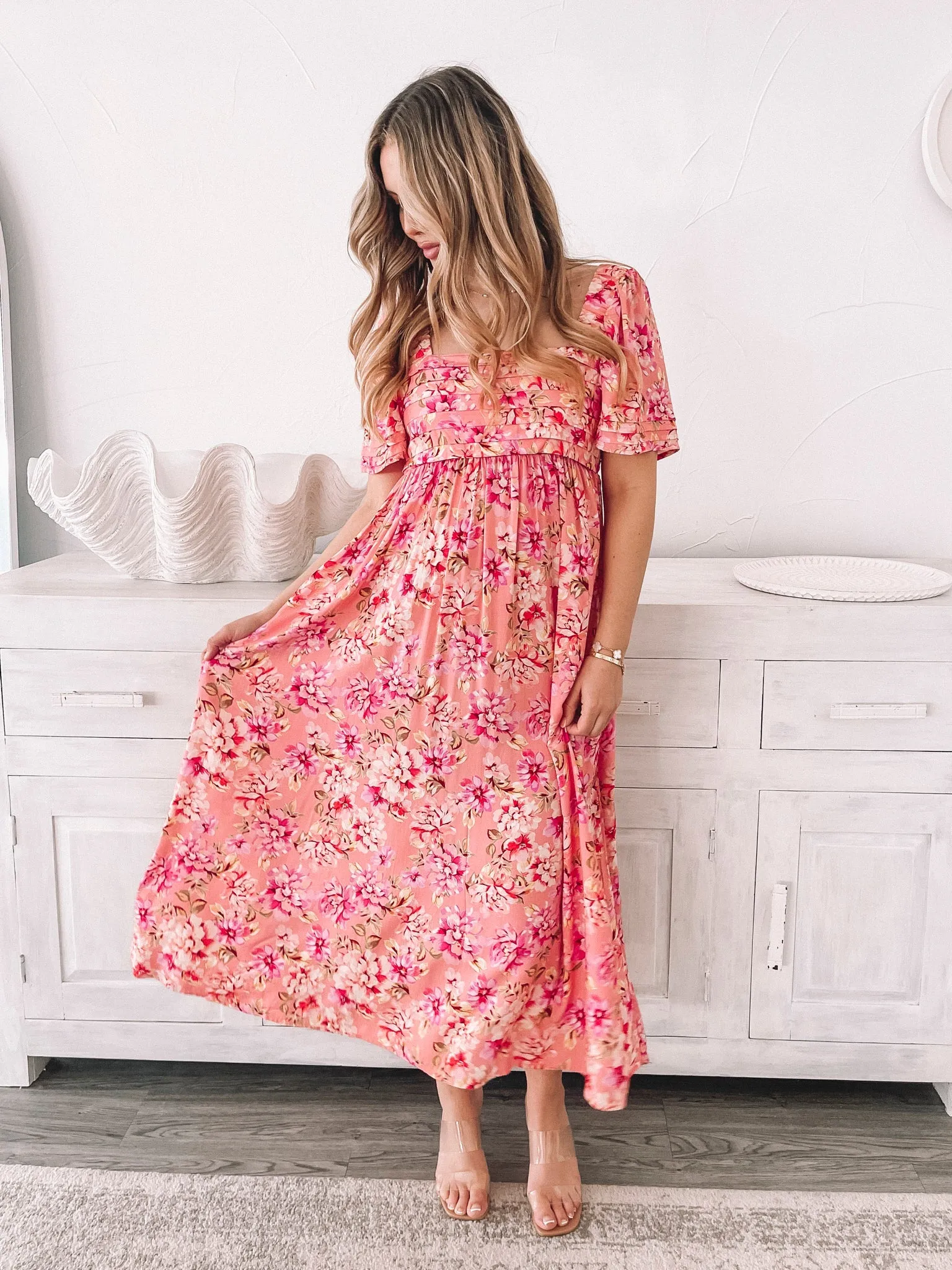 Lanna Dress - Peach Blossom