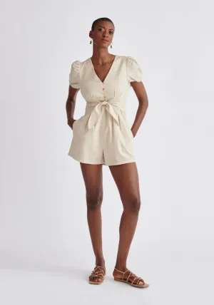 Linen Blend Playsuit