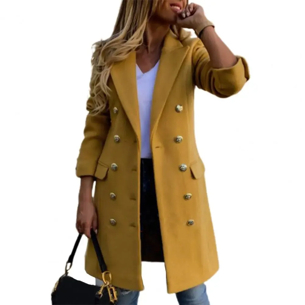 Long Sleeve Wool Coat Pure