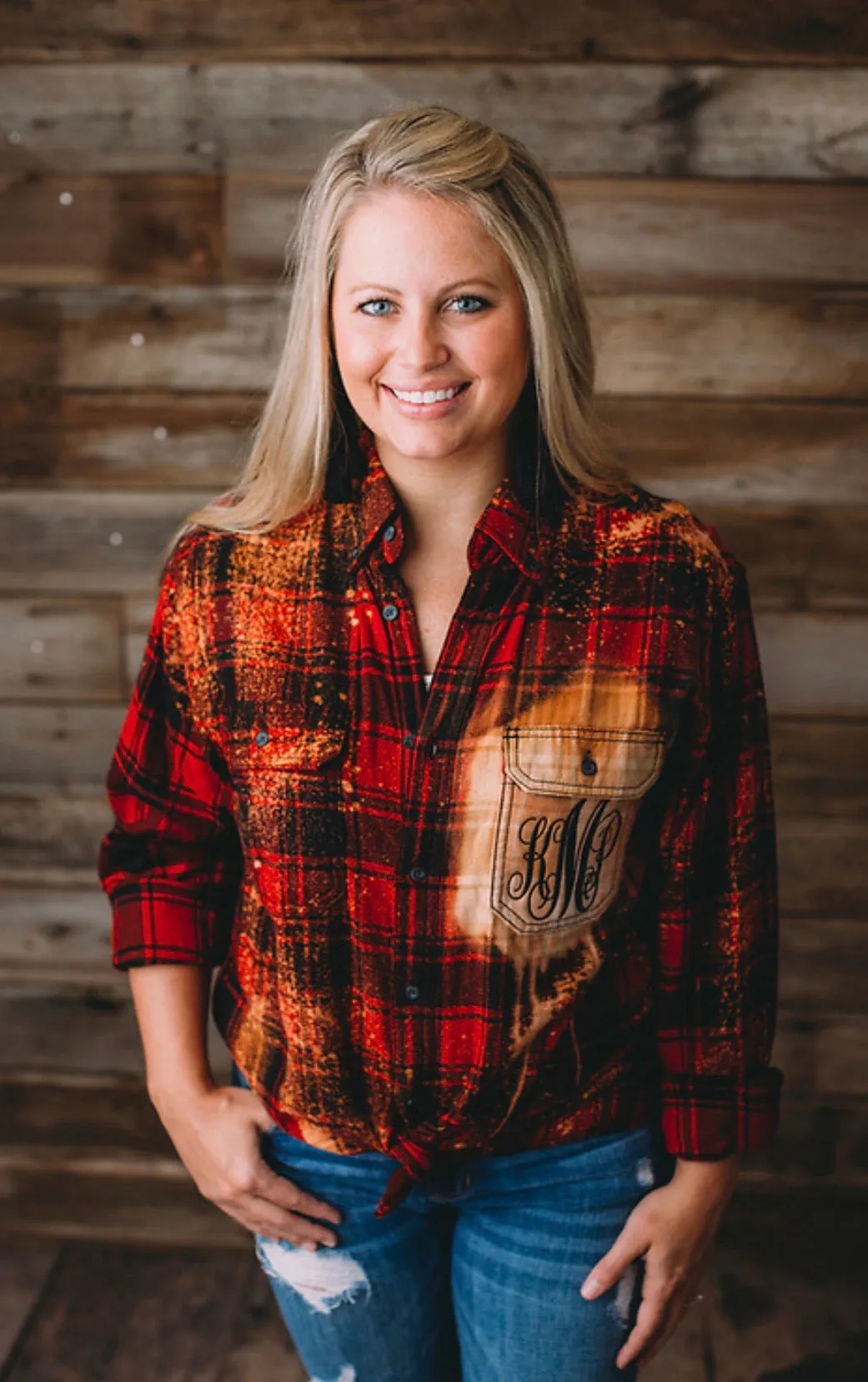 Monogrammed Long Sleeve Flannel Shirt - 2020