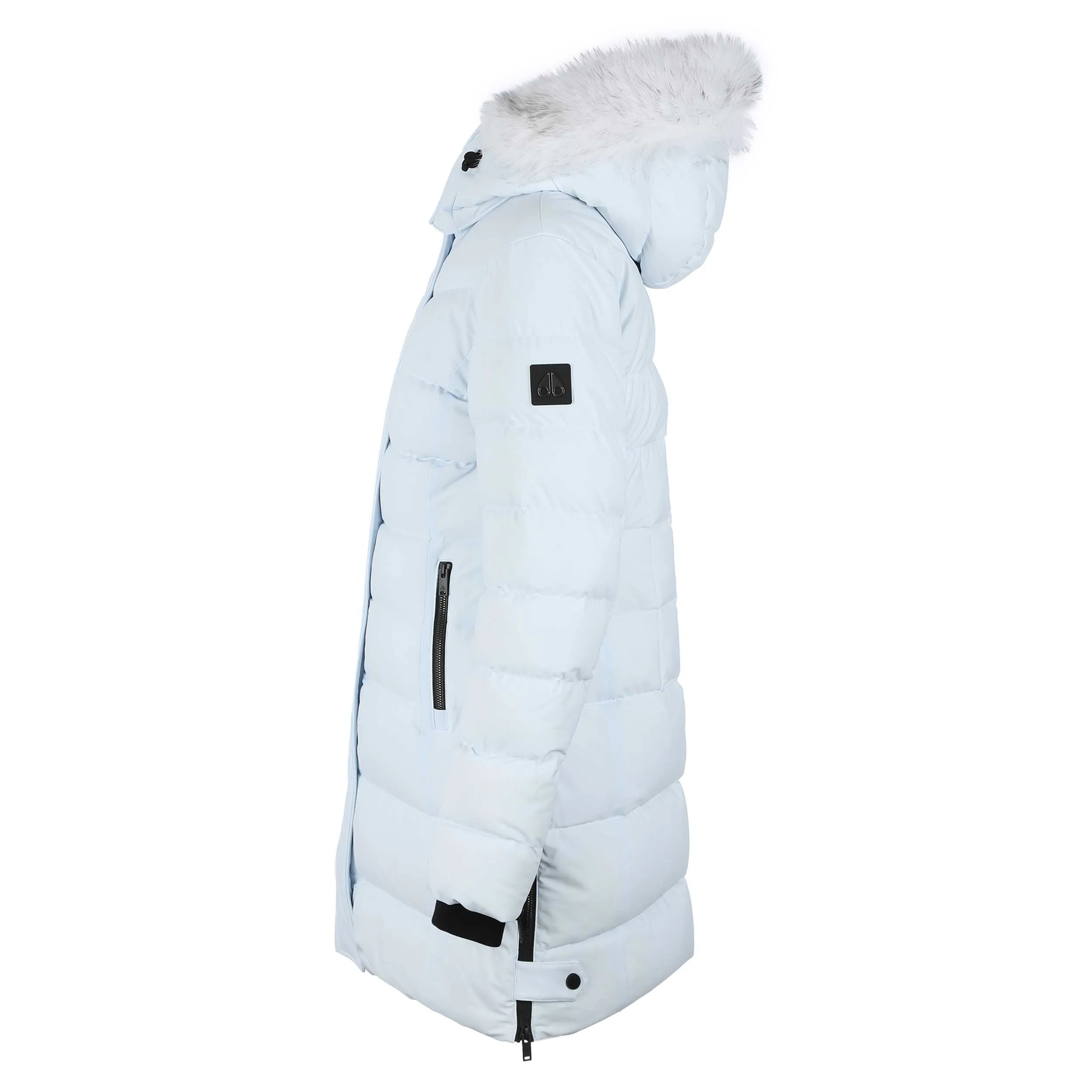 Moose Knuckles Watershed 3 Parka SH Ladies Jacket in Oxygen & Natural Fur