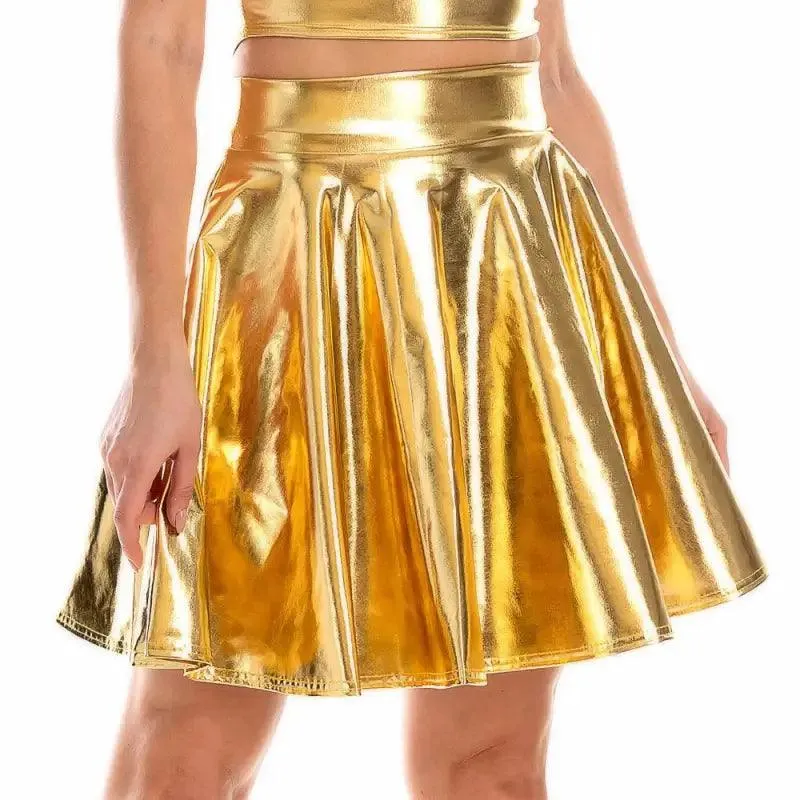 Night Club Stage Performance Pleated Skirt