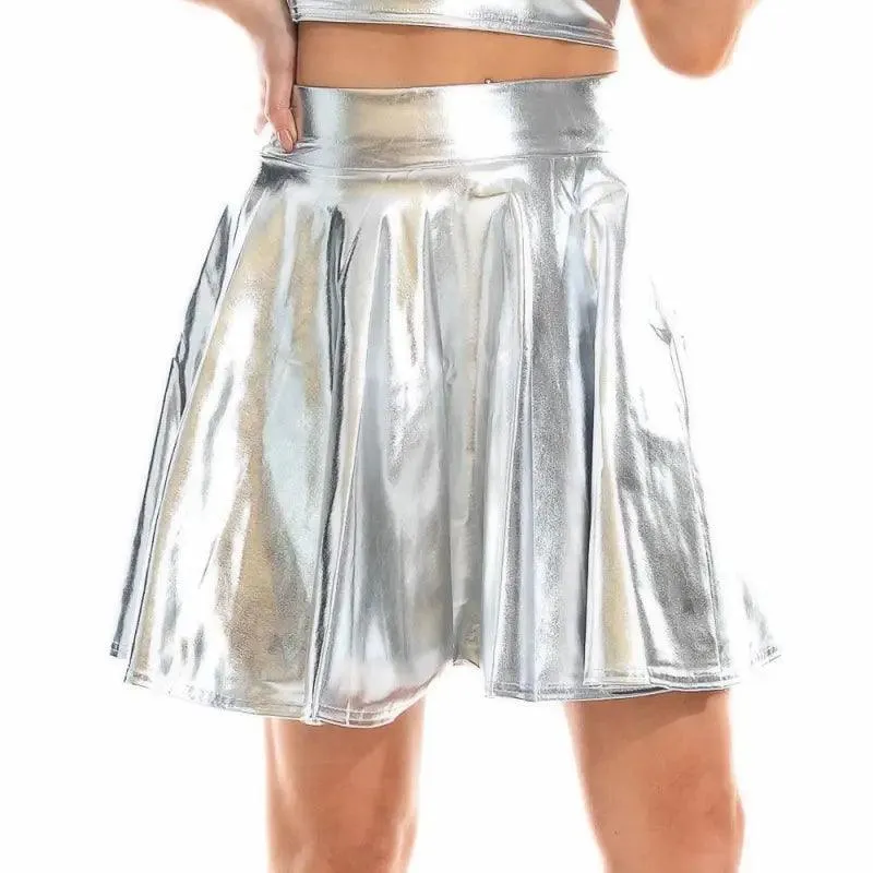 Night Club Stage Performance Pleated Skirt