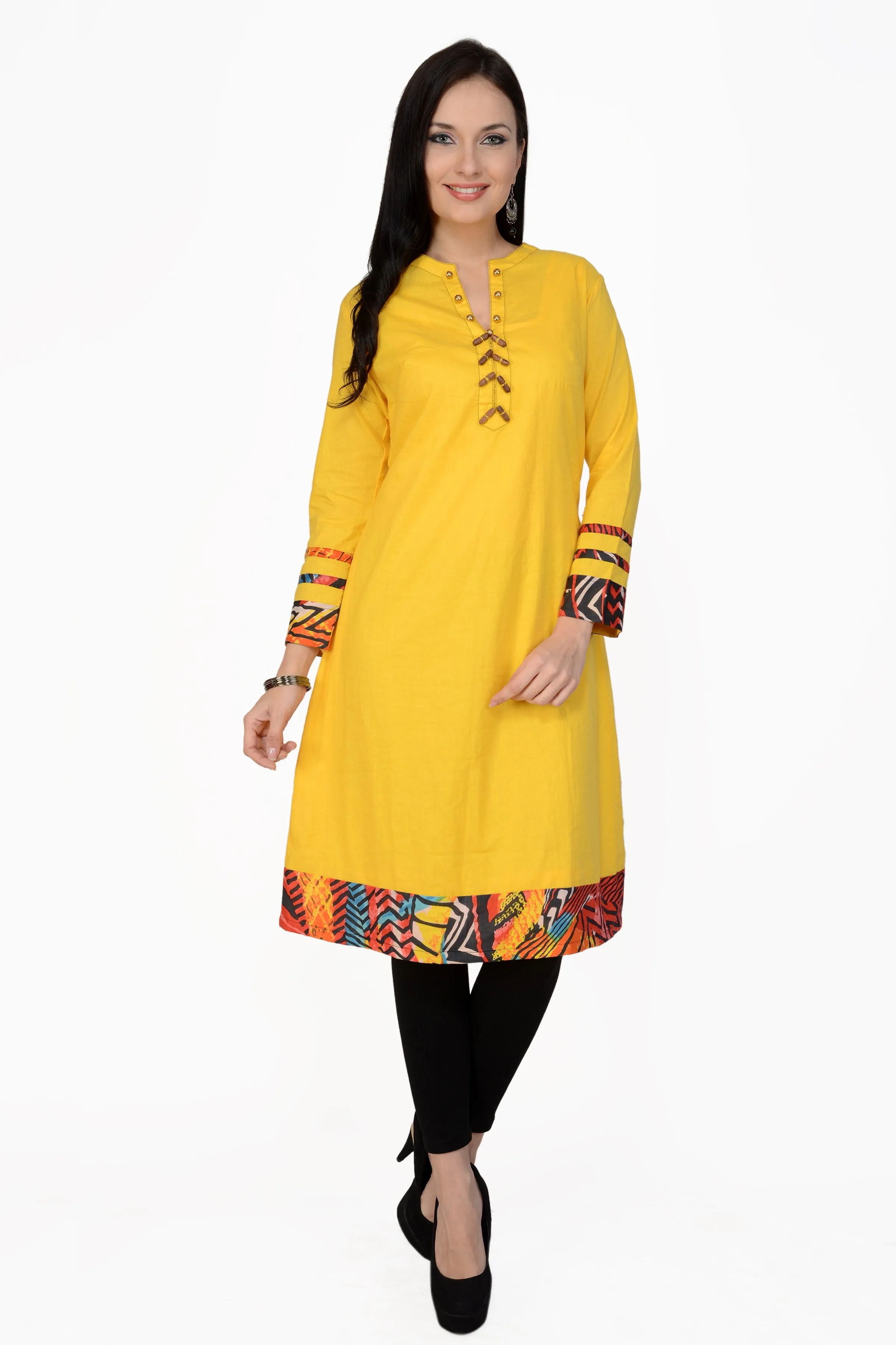 Pannkh Casual Full Sleeve Printed Women's Kurti