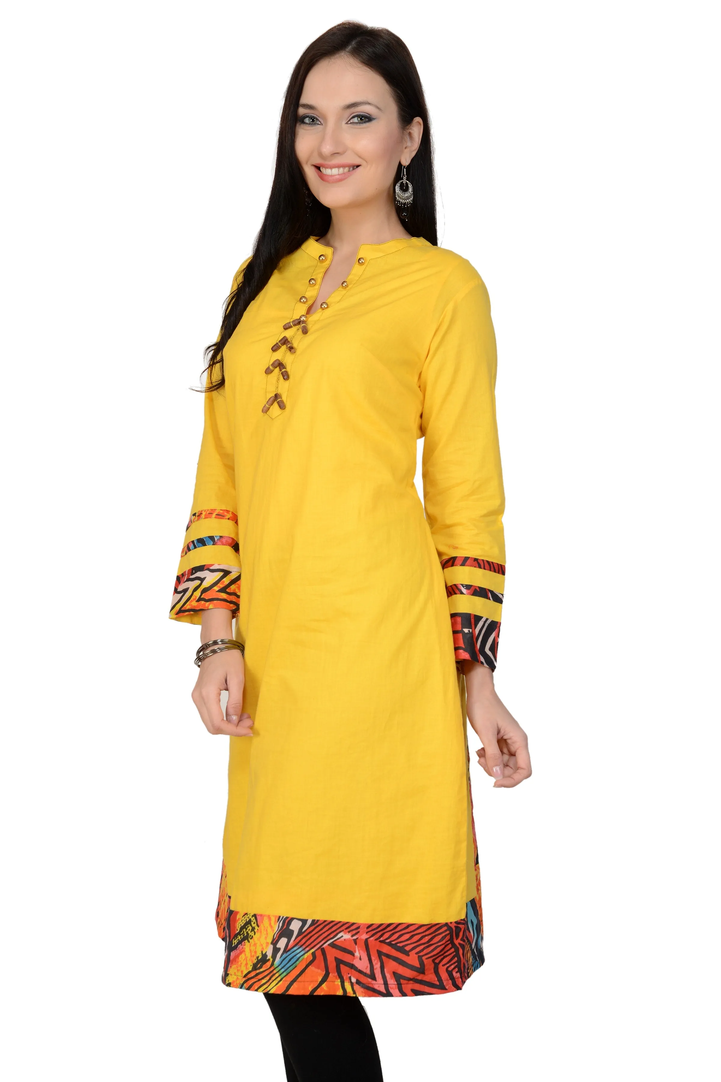 Pannkh Casual Full Sleeve Printed Women's Kurti