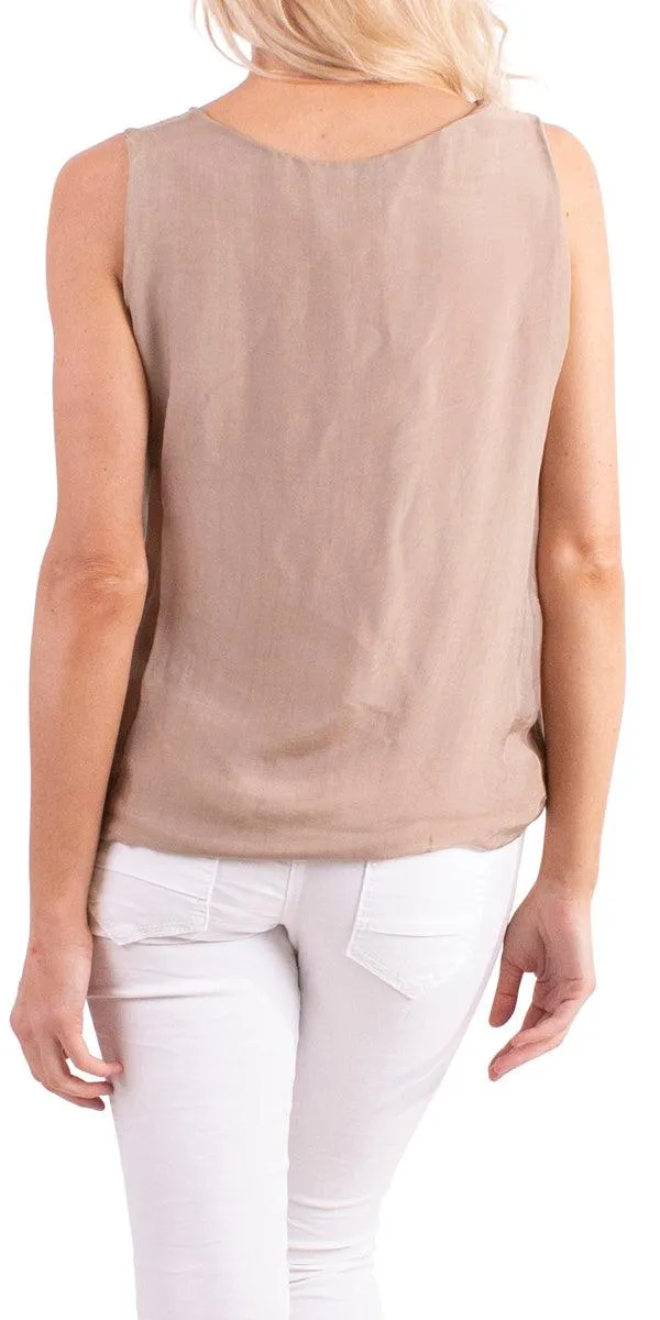 Paola Silk Tank