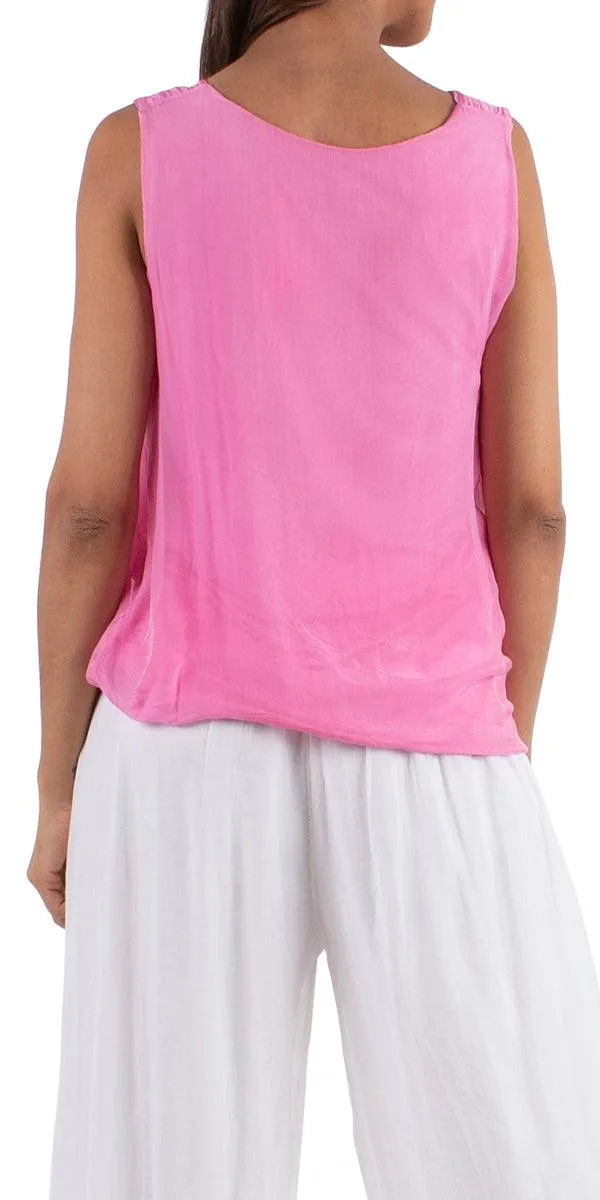 Paola Silk Tank