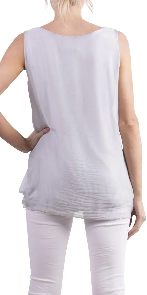 Paola Silk Tank