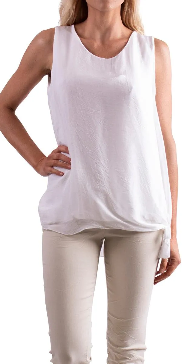 Paola Silk Tank