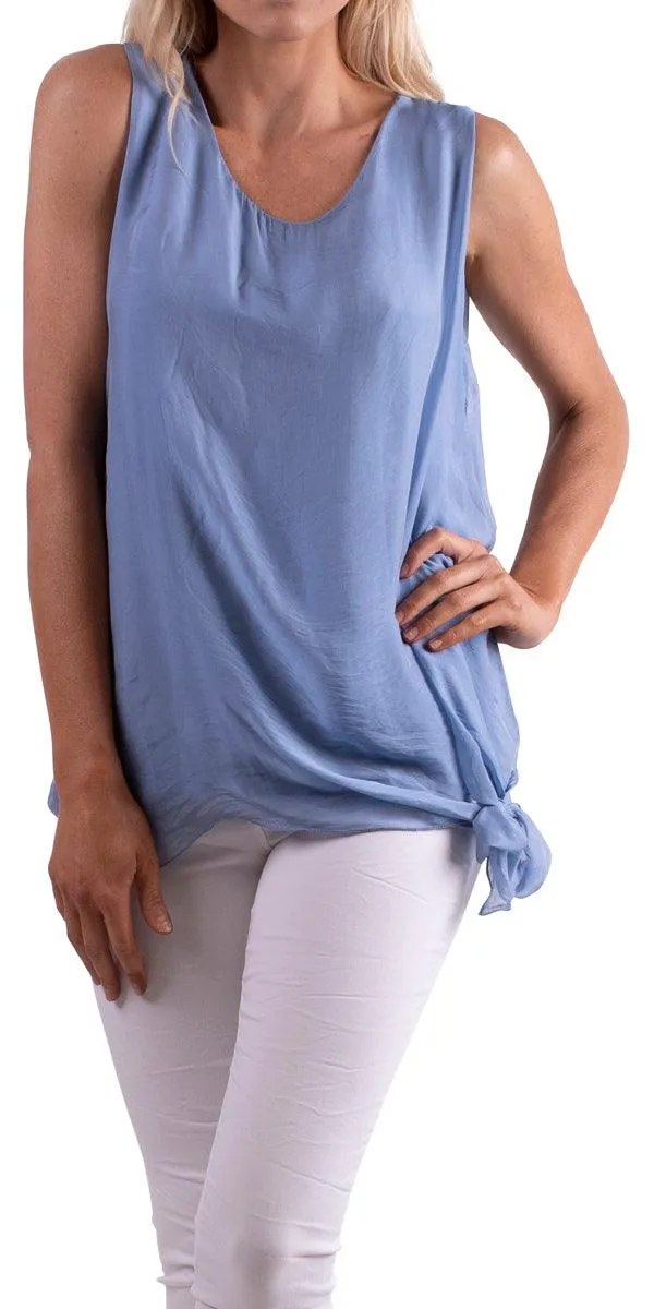 Paola Silk Tank