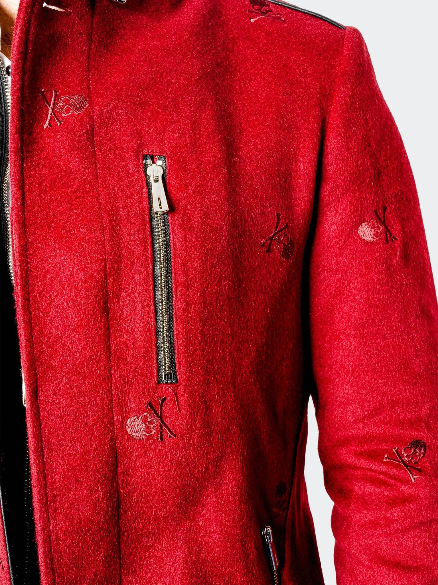 Peacoat CaptainSkull Red