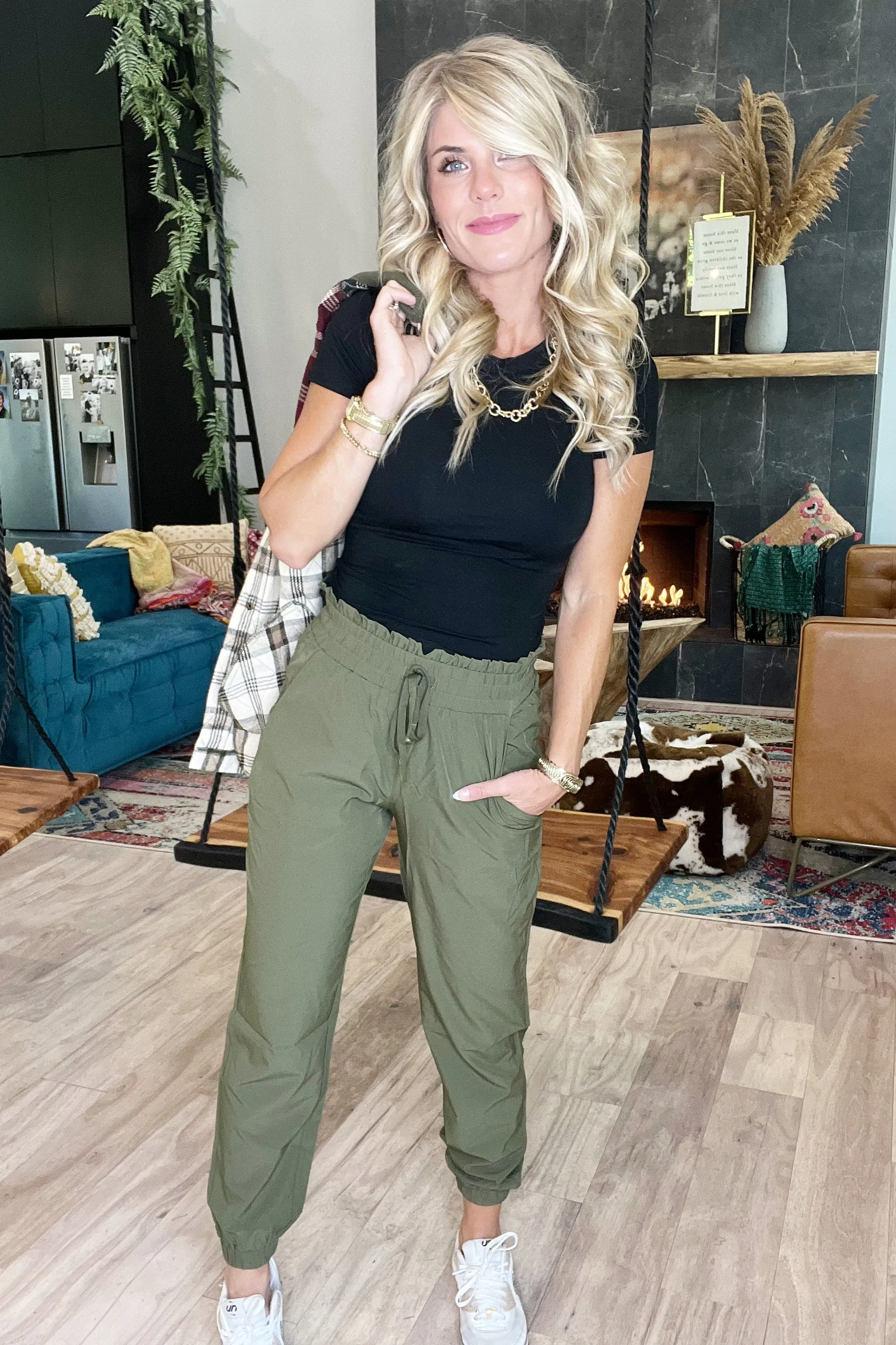 (pre-order)Olive Joggers