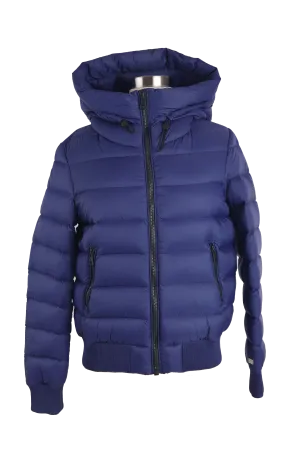 Quilted Down Puffer Bomber