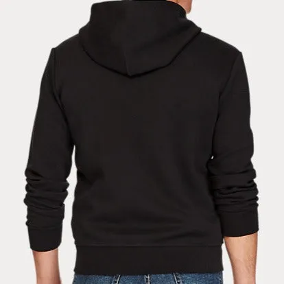 Ralph Lauren Double-knitted Full-Zip Hoodie Black