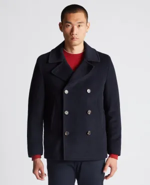 Regular Fit Wool-Mix Tailored Coat