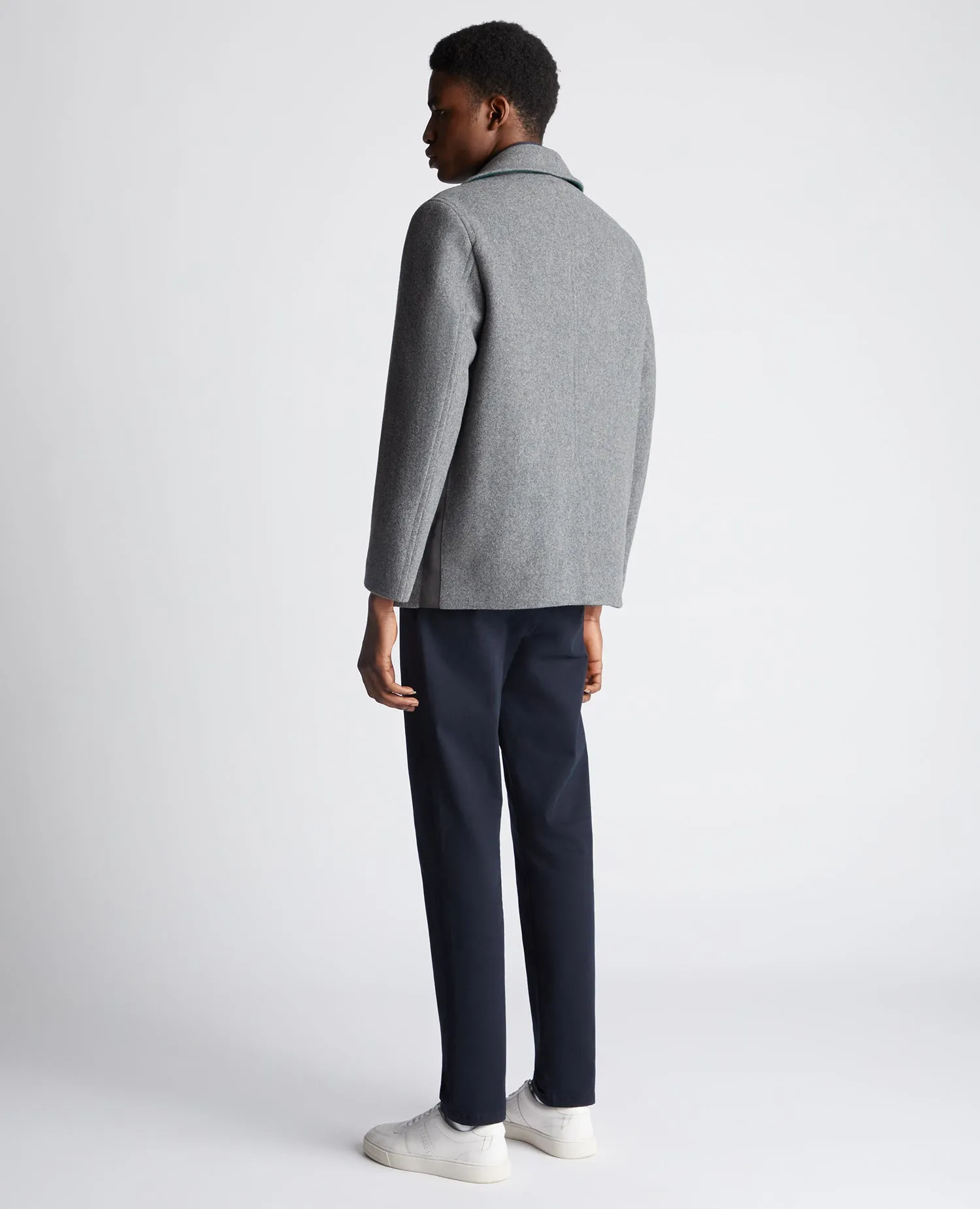 Regular Fit Wool-Mix Tailored Coat