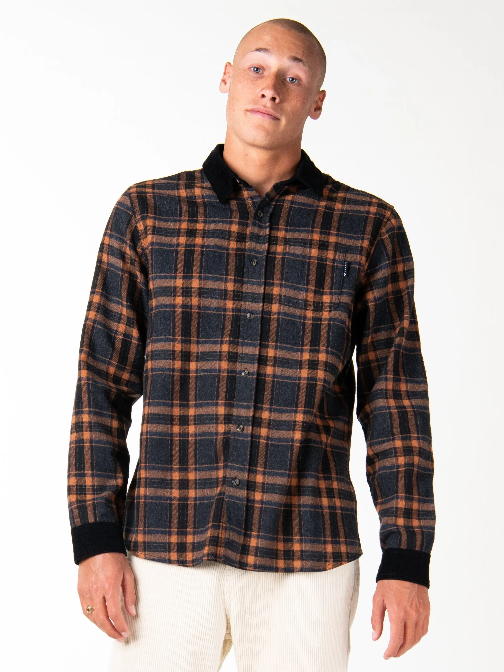 Seattle Sound Long Sleeve Shirt - Camel