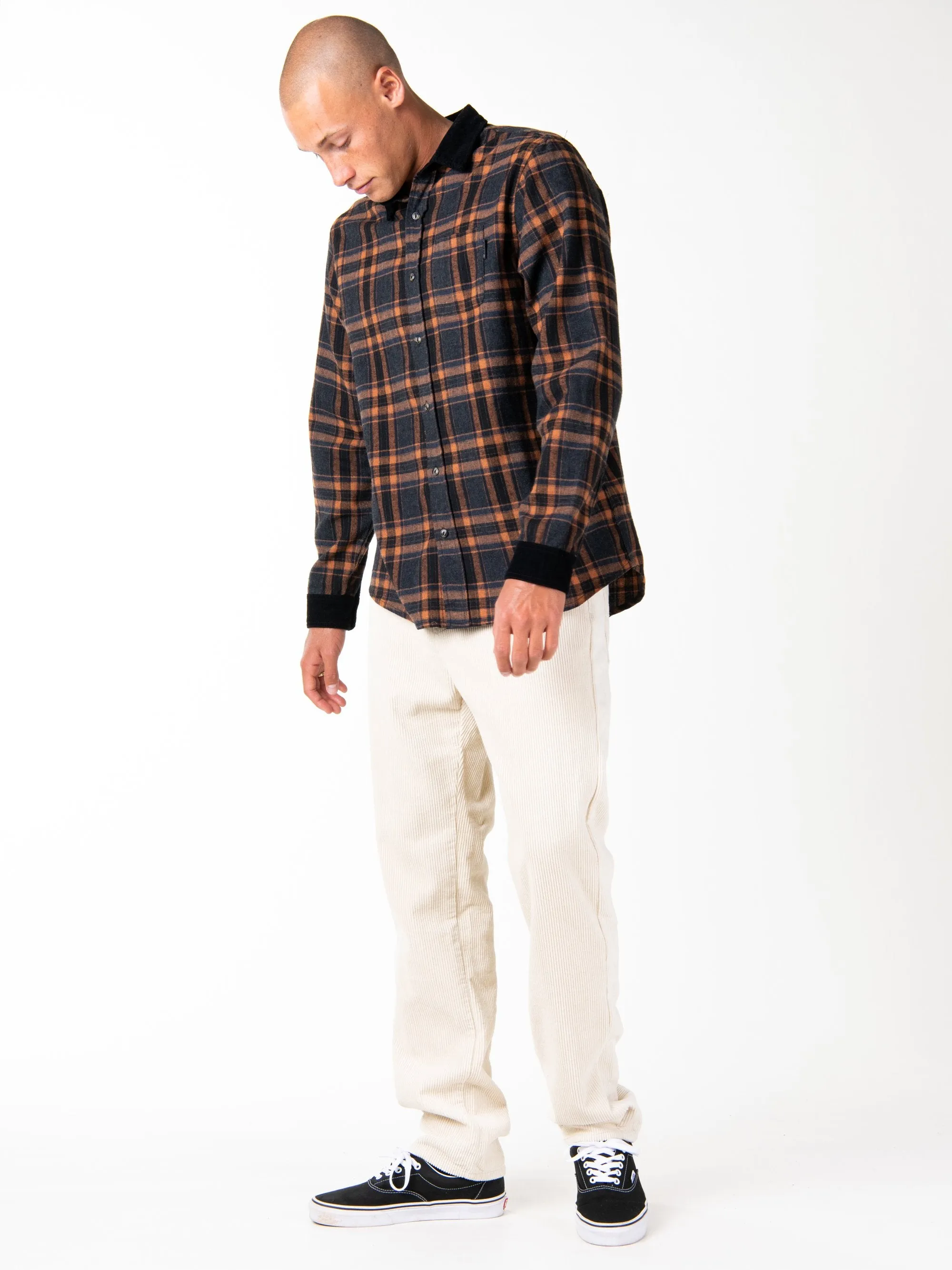 Seattle Sound Long Sleeve Shirt - Camel