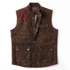 Shooter's Quilted Leather Vest