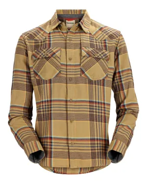 Simms M's Santee Flannel / Camel-Navy-Clay Neo Plaid